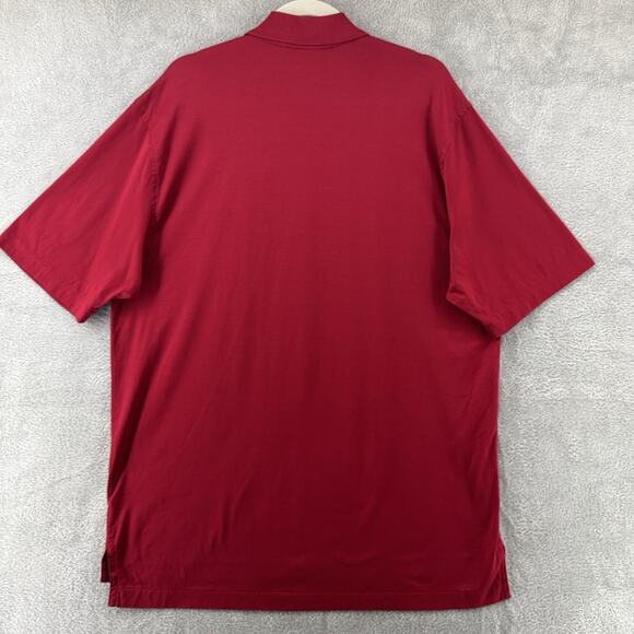 Brooks Brothers Shirt Mens L Red Polo 1/4 Button Country Club Short Sleeve Sport - Picture 5 of 12